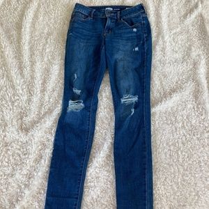 blue old navy skinny jeans
